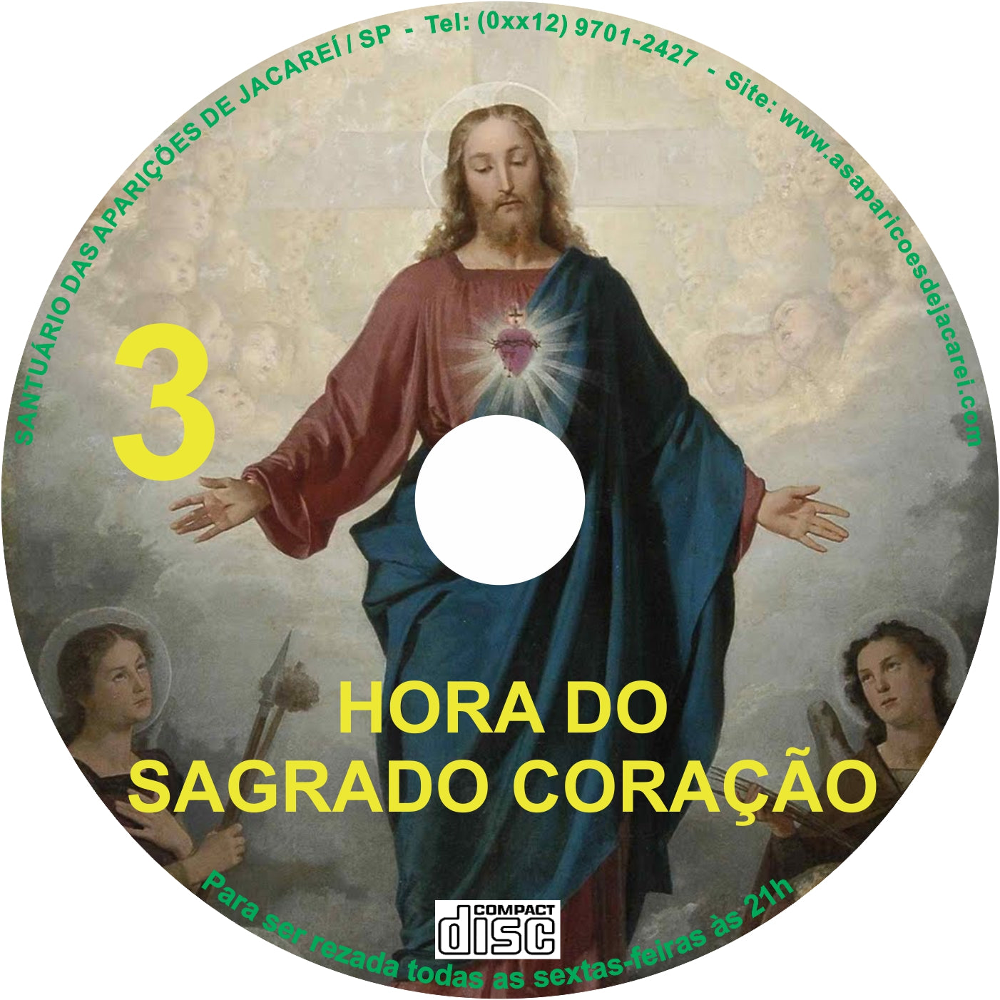CD Hora do Sagrado Coração 3 CD Hora do Sagrado Coração 3